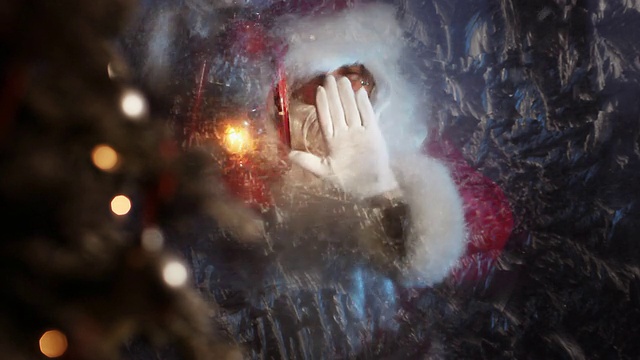圣诞老人霜窗口视频下载