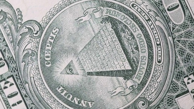 一美元钞票视频素材