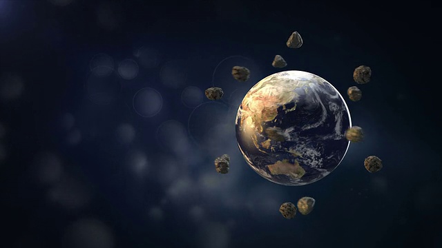 小行星世界loopable视频素材