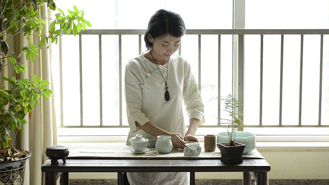 茶艺仪式视频素材