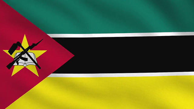 莫桑比克国旗视频素材