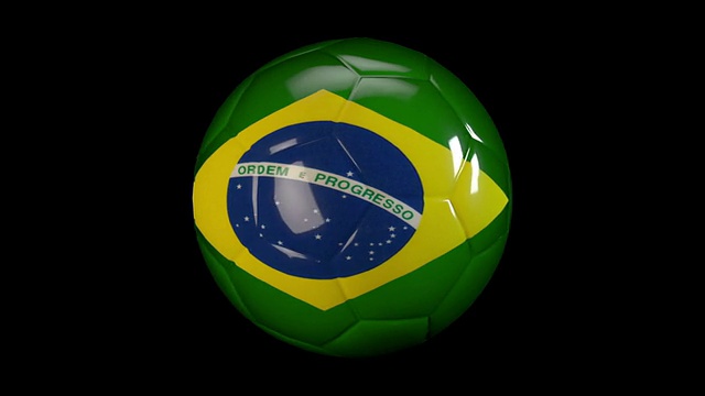 足球运动,巴西,星形,球视频素材