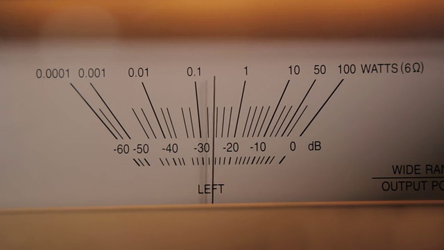 扬声器输出表(左)视频下载