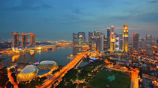 新加坡全景视频素材