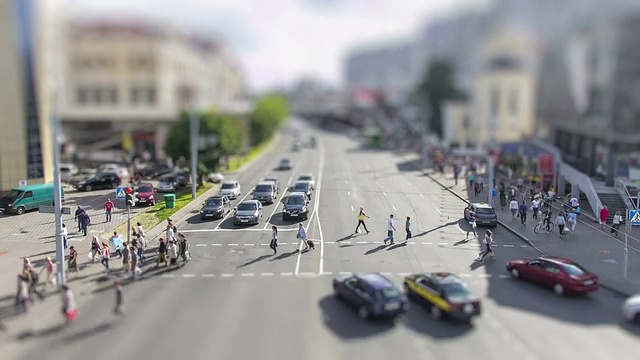 玩具城市生活视频素材