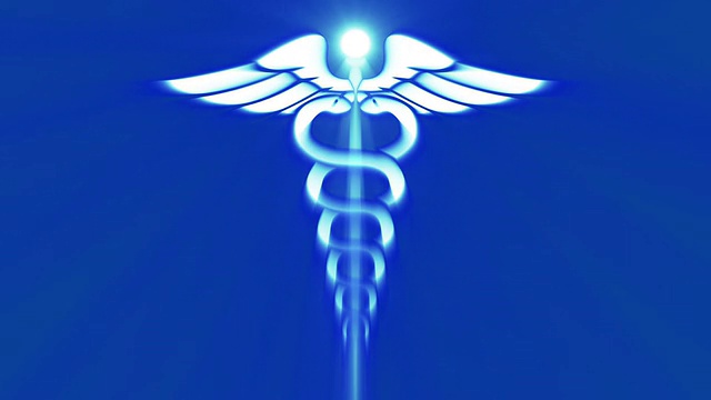 医学符号发光动画视频素材