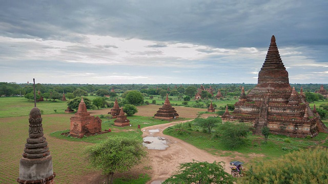 缅甸曼德勒蒲甘的古塔视频素材