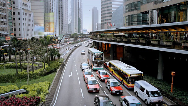 香港城市交通视频素材