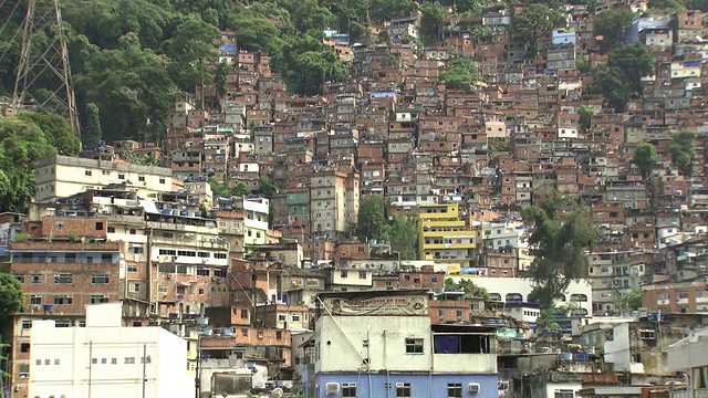 巴西 里约热内卢贫民窟视频下载