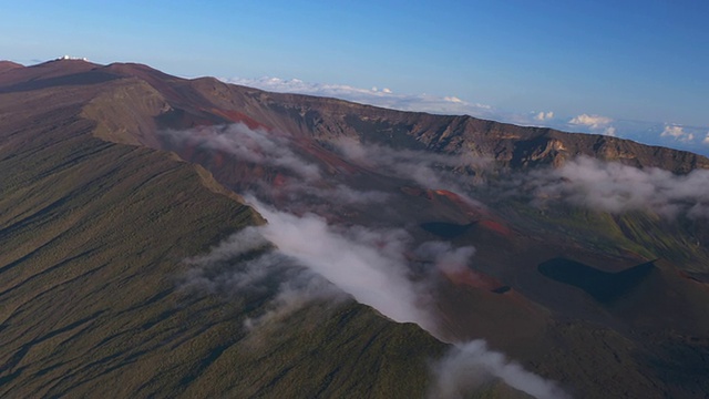 夏威夷毛伊岛的哈雷阿卡拉火山口视频素材