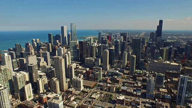 空中伊利诺斯州芝加哥视频下载
