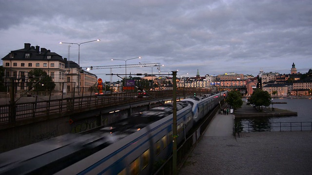 斯德哥尔摩城市铁路公司视频素材