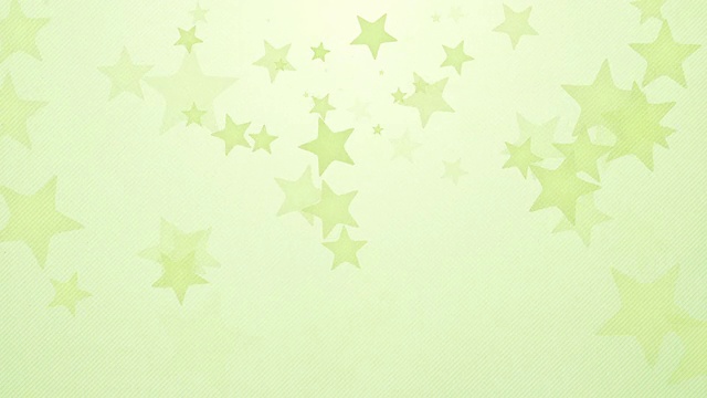 柔和简单的星星背景循环X3 -绿色(全高清)视频下载