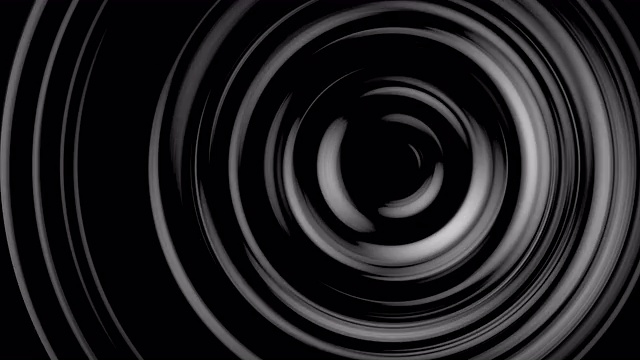 银色波浪旋转螺旋不同的图案抽象艺术背景视频下载