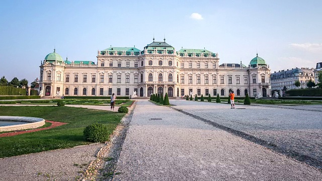 维也纳美景宫视频素材