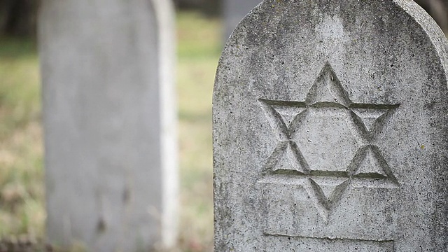 犹太人坟墓视频素材