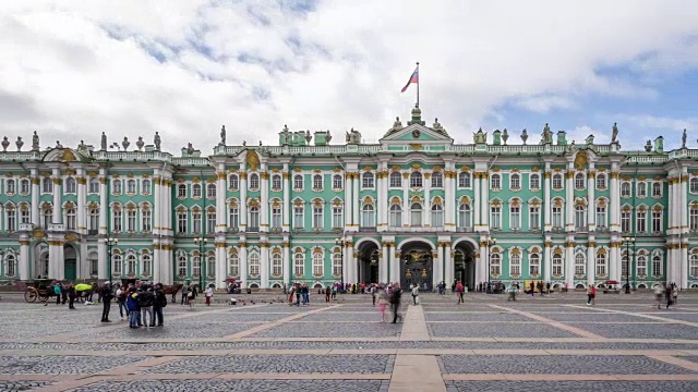 T/L WS PAN冬宫和冬宫博物馆/圣彼得堡，俄罗斯视频素材