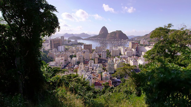 彩色的里约热内卢的跟踪镜头。视频下载
