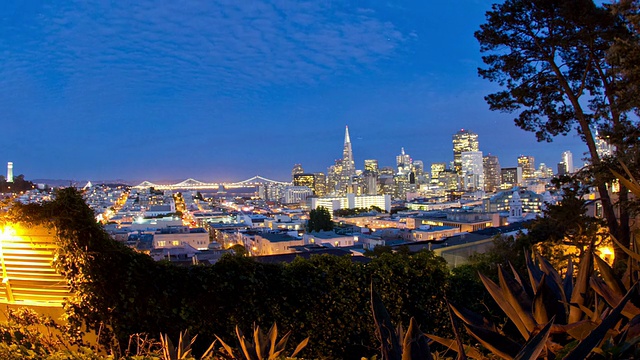 旧金山日落视频素材
