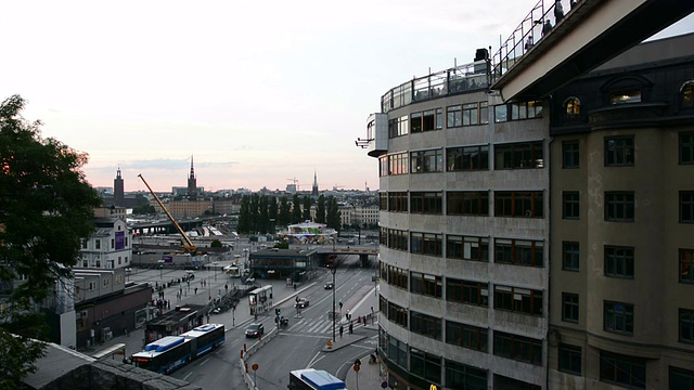 斯德哥尔摩市办公大楼视频素材