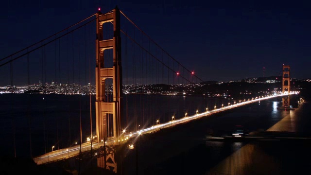 金门大桥，4K。视频素材