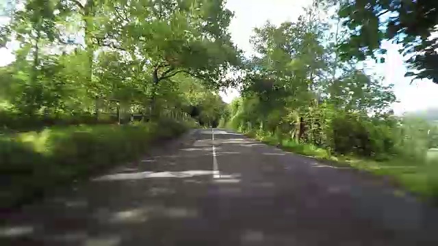 乡村公路驾驶POV视频素材