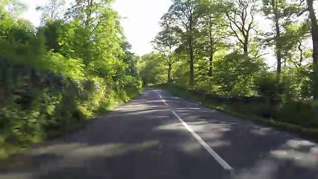 湖区道路驾驶POV视频素材