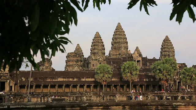 柬埔寨暹粒的吴哥窟寺庙视频素材