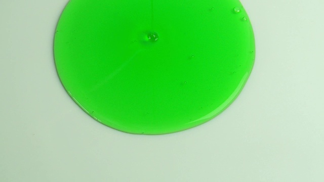 粘稠的绿色液体视频下载