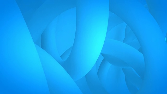 软蓝色曲线抽象(循环)高清动画视频素材