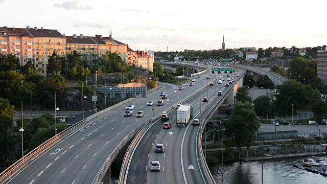 公路大桥交通视频素材