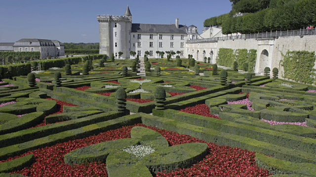 Villandry的城堡和花园视频下载