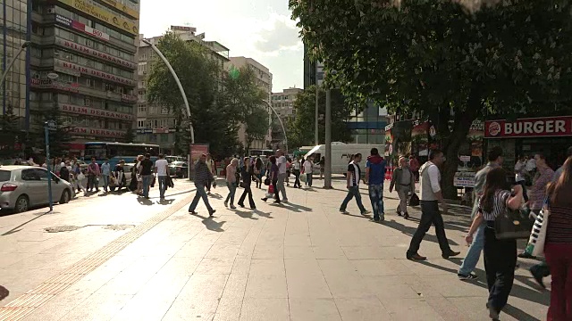 现代市中心，安卡拉，土耳其视频素材