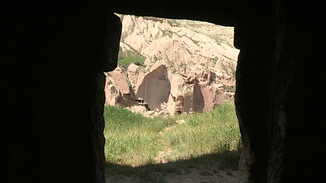洞穴屋，卡帕多西亚，土耳其视频素材