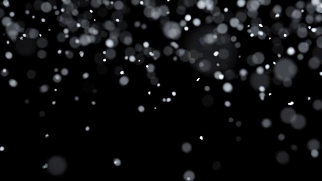 降雪α层视频素材
