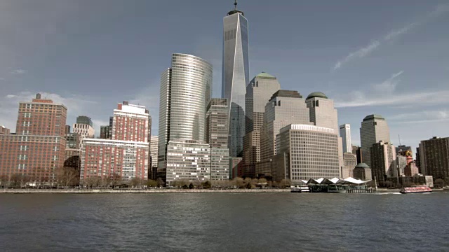 曼哈顿天际线纽约视频素材