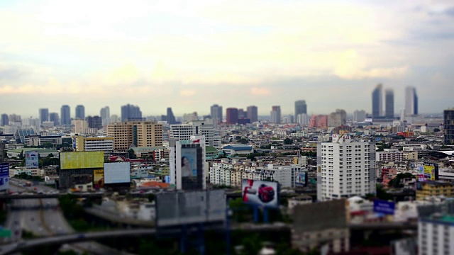曼谷的小城市视频素材