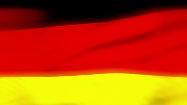 德国旗旗上的德国旗视频素材