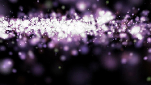 紫色的散焦粒子视频素材