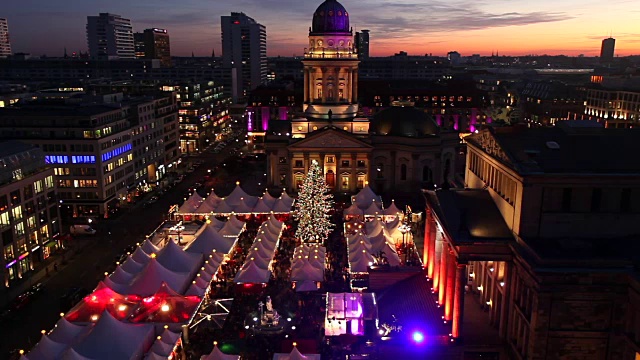 柏林圣诞市场视频素材