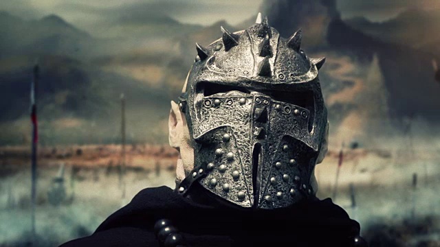 中世纪的骑士视频素材