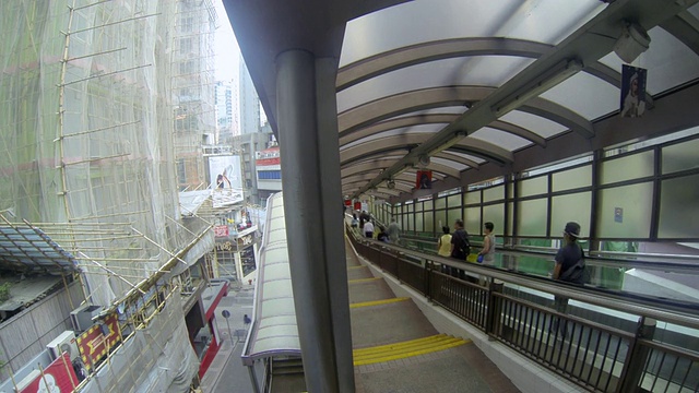 MS LA的楼梯/香港，中国视频素材