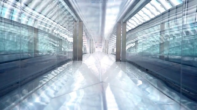 东京商业玻璃隧道延时视频下载
