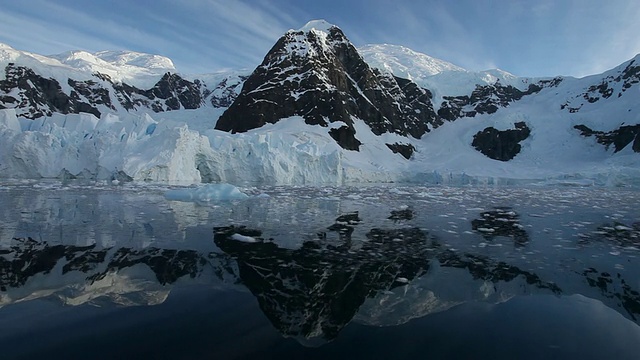 冰川;从船上过去，南极洲视频下载