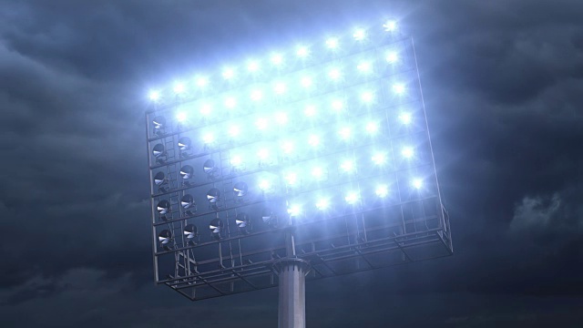 足球场的灯视频下载