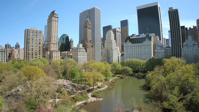 曼哈顿鸟瞰图，纽约市视频下载