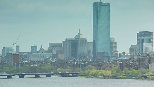 波士顿的天际线视频素材