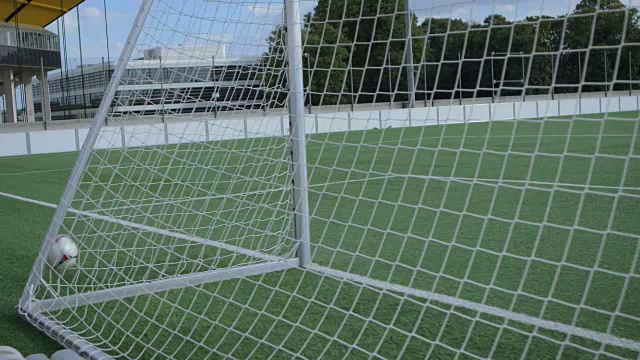 足球射门训练视频素材