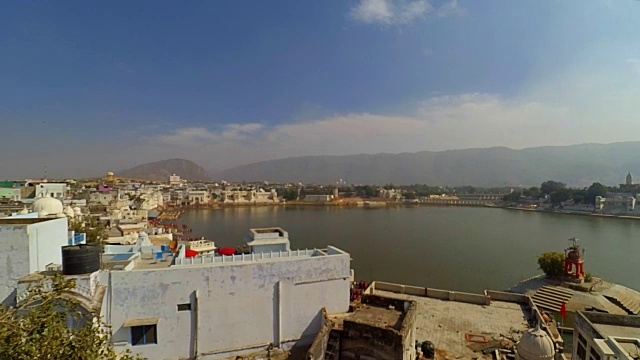Pushkar 'Sarovar'或圣湖，淘金宽屎视频下载