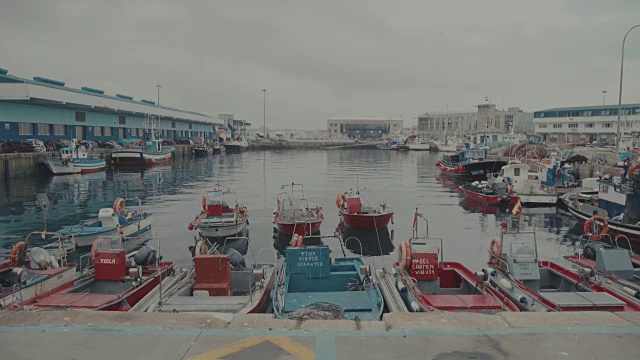 西班牙加利西亚的渔港维戈视频下载